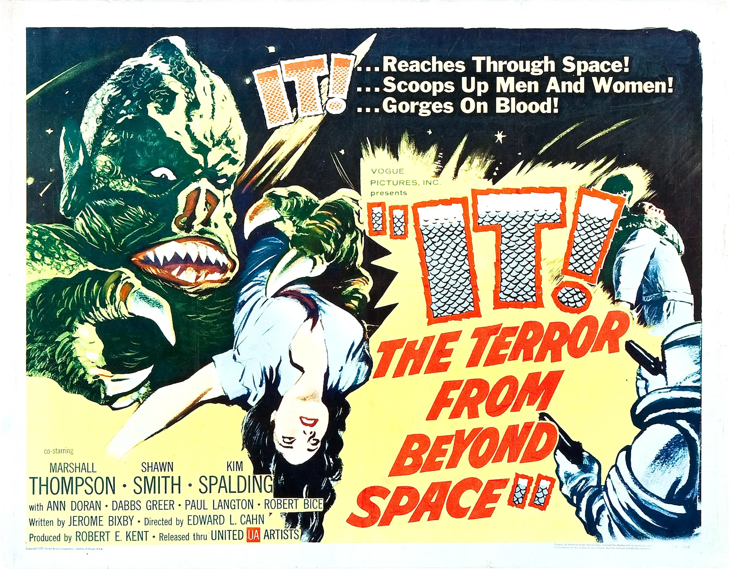It! The Terror From Beyond Space 1958 poster