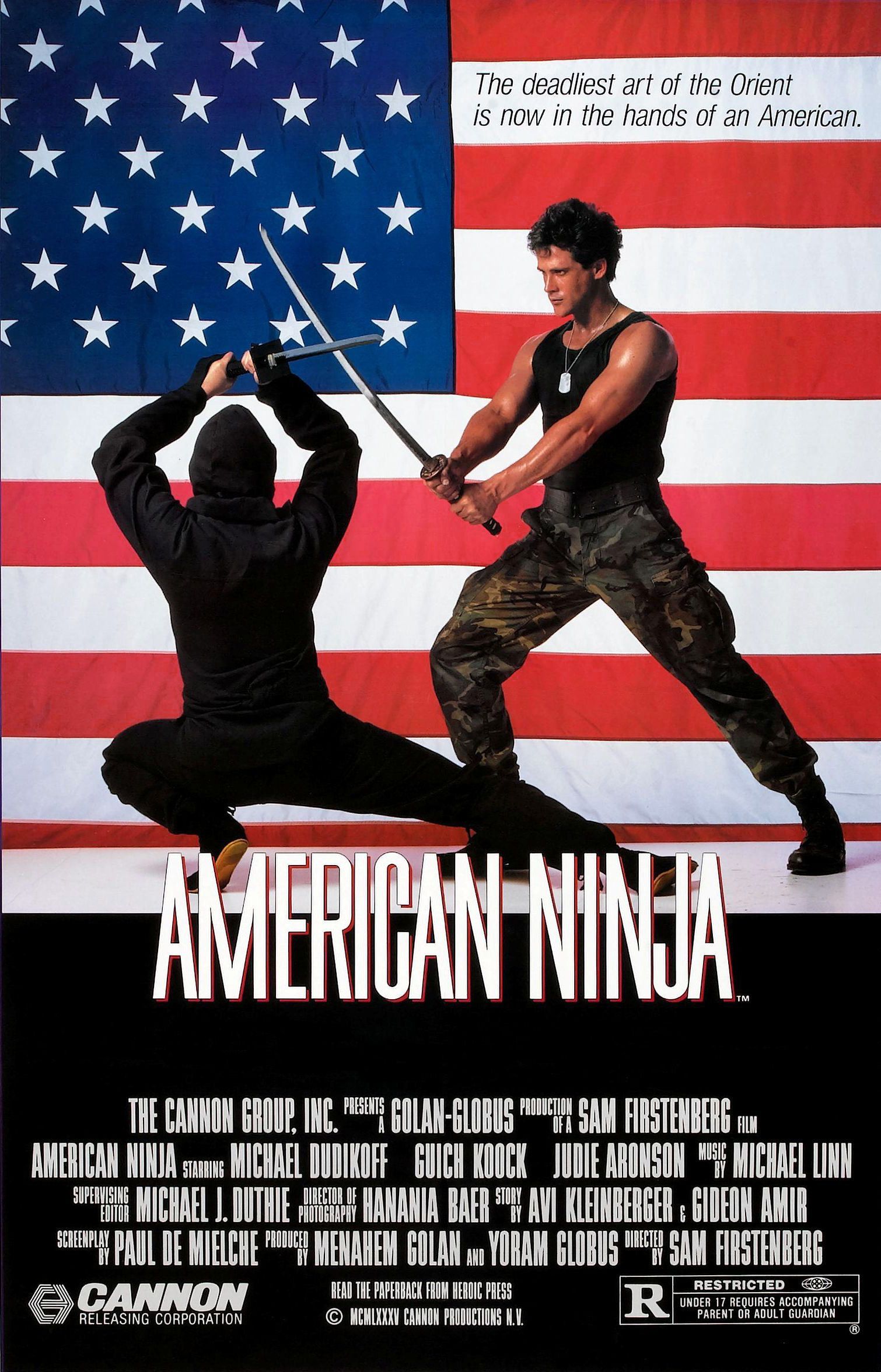 Movie poster for American Ninja
